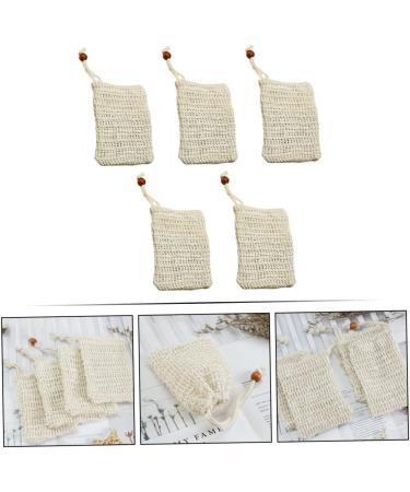 Healeved 20 Pcs Soap Bag Mesh Soap Saver Pouch Bar Soap Pouch Soap Mesh Holder Face Cleaning Net Beige Sisal - Buy Online on GoSupps.com