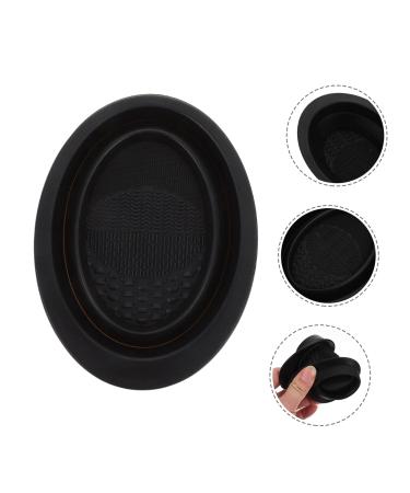 FRCOLOR Makeup Brush Washer Cleaner - Silicone Tool & Folding Bowl for Easy Cleaning | Essential Makeup Brush Cleaning Mat - Buy Online on GoSupps.com