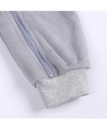 Kids Tales Newborn Baby Winter Hooded Rabbit Ear Romper 9-12 Months - Thick Fleece - Buy Online on GoSupps.com