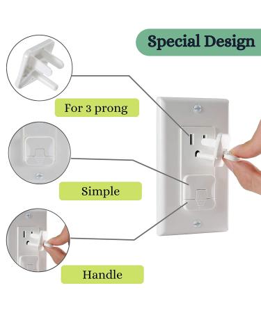 Bates- Outlet Covers Child Proof  10 Pack  3 Prong Outlet Covers  Baby Proof Outlet Covers  Baby Outlet Covers  Child Proof Outlet Cover  Child Safety Outlet Covers  Electrical Safety Baby Products - Buy Online on GoSupps.com
