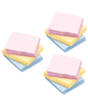 STOBOK 180 Pcs Jewelry Cleaning Cloth Phone Screens Wiping Cloths Cleaning Cloths Glasses Cleaning Cloth Polishing Cloth Phone Cloth Computer Double-Sided Fleece As Shownx3pcs 8X8CMx3pcs