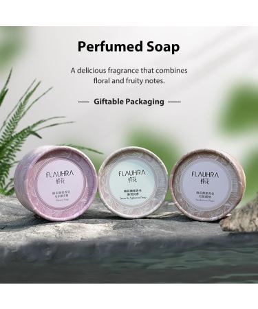 Buy Bee & Flower Sandalwood Perfumed Bar Soap - Luxurious 3.7 Oz Cleansing & Moisturizing Soap for Hair Face & Body - Ideal Travel Size - Buy Online on GoSupps.com