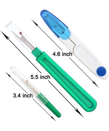 KINGMAS 9-Piece Seam Sewing Ripper Set with Scissors - Handy Stitch Removal Kit for Opening Seams and Hems - Buy Online on GoSupps.com