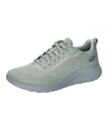 Skechers Women's Bobs Squad Chaos Face Off Sneaker 38.5 EU Tricot D Ing nierie Sauge