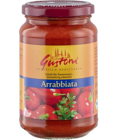 Gustoni Gustoni Sharp Organic Arrabbiata Tomato Sauce (2 x 350 g)