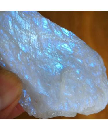 for 100g Rare Rough Natural White Moonstone Raw Gemstone Specimen Reiki Crystal Home Decoration Stone Mineral Specimen