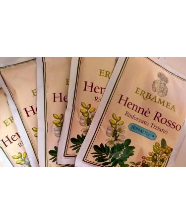 Erbamea Reinforced red henna Tiziano 10 packs of 100g Erbamea
