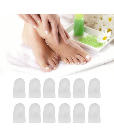 Soft Gel Toe Protectors - 12pc Silicone Toe Guards for Foot Pain Relief and Toe Protection against Ingrown Toenails, Bunion Pads, Corns, Calluses, Blisters - Buy Online on GoSupps.com