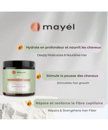 Mayel Masque Fortifiant l Huile d Amla 500 ml | Soin R parateur Intense pour Cheveux Ab m s et Cassants | Hydratation Brillance & Douceur | Prot ines V g tales et Antioxydants R pare & nourrit - Buy Online on GoSupps.com