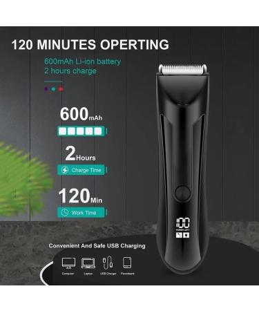 Hair Clippers for Men Body Hair Trimmer Shaver for Men Women Trimmer for Groin Pubic Replaceable Blade Groomer Electric Razor Waterproof Clippers - Buy Online on GoSupps.com