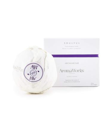 Soulful AromaBomb Single by Aromaworks for Unisex - 8.81 oz Bath Bomb