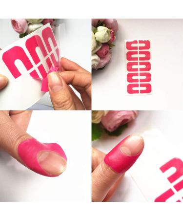 Nail Polish Protector Peel Off Tapes - 5 Sheets Disposable Skin Nails Glue Stickers for Manicure - Varnish Protector Finger Tools - Buy Online on GoSupps.com