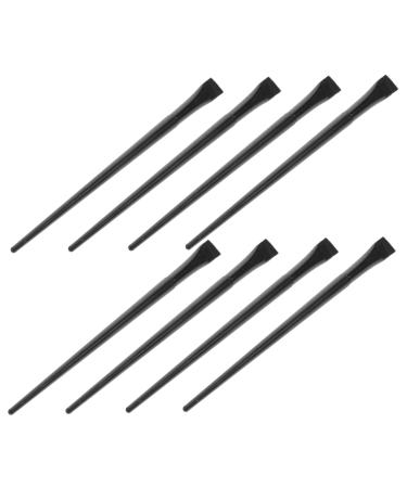 Ipetboom 12pcs Eyeliner Brush Eye Shadow Brush Eyebrow Brush Flat Eyeliner Brush Eye Makeup Brush Cosmetic 15.5x1.2x0.6cm Black