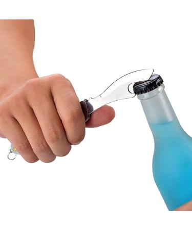 Orblue 4-in-1 Camping Utensils 2-Pack - Stainless Steel Spoon, Fork, Knife & Bottle Opener Combo Set for Travel - Blue Ultramarine Blue - Buy Online on GoSupps.com