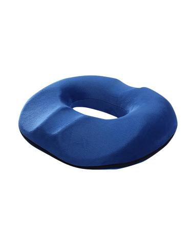 Butt Pillow for Tailbone Seat Cushion for Tailbone Pain Relief Premium Memory Foam Washable Tailbone Pain Relief Cushion for Tailbone Pain Back Pain Relief Blue