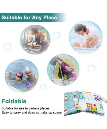 HOTLIKE Wet Bag 2Pcs - Waterproof Reusable Diaper Bags with Double Zippers & Handle - White - Buy Online on GoSupps.com