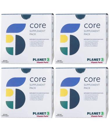 Planet 3 Vitamin Packs Daily Vitamins for Both Men & Women Energy Immune & Heart Support | Multivitamin Vitamin D Omega 3 Probiotics Biotin B12 & More | Core Supplements | 120 Daily Packs - Buy Online on GoSupps.com