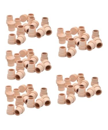 FOMIYES 100 STK MOXA fire extinguisher. Keeping Massage rollers Professional Moxa-S scher Roles Moxa-S scher made of wood Moxibustion-wood-extinguisher H lzern Massage device Tools