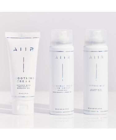 AIIR Professional Travel Size Haircare Bundle - Texture Spray Smoothing Cream Flexible Hold Hairspray & Travel Bag Vegan Hair Care Infused with Crystals Clean Beauty Travel Haircare Bundle - Buy Online on GoSupps.com