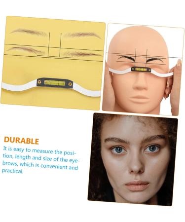 2 sets Eyebrow Kit Professional of Level Shaper Shaping Bow-shaped Measuring Tool Bow Corrector 22.5x4.3cmx2pcs Silverx2pcs - Buy Online on GoSupps.com