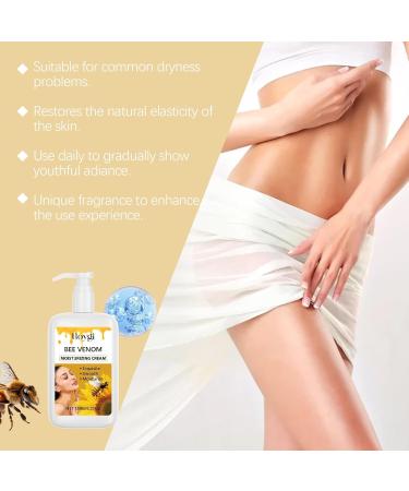Bee Venom Moisturizing Body Cream - Long-Lasting Hydration Lock Moisture Nourishes Skin Improves Texture(5pcs) - Buy Online on GoSupps.com