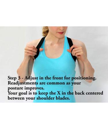 Posturific Purple Posture Brace Shoulder Support & Corrector - Made in USA by Chiropractor - Size Medium - Buy Online on GoSupps.com