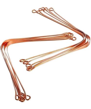 Set of 12 Pure Copper Tongue Cleaners - Ayurvedic Oral Care Scraper for Men and Women - Buy Online on GoSupps.com
