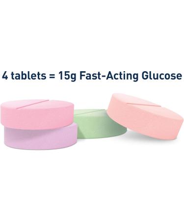 TRUEplus Glucose Tablets - Assorted Flavors (Grape Raspberry Orange) - 50ct Bottle for Quick Energy Boost - Ideal for Diabetics - Fast International Shipping - Buy Online on GoSupps.com