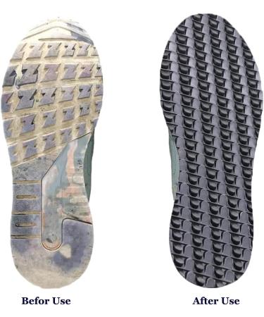 Shoe Sole Rubber Sheet - Non-Slip Replacement Pads for DIY Shoe Repair | Black 375x140mm - Buy Online on GoSupps.com