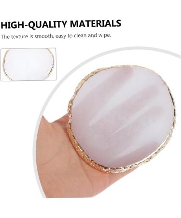 Didiseaon Palette de M lange pour Ongles Blanc avec Bord Dor Plateau de Peinture Nail Art pour Salon et Usage Professionnel Outil Pratique pour Cr ation de Couleurs Uniques - Buy Online on GoSupps.com