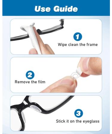 Vastar Glasses Nasal Pads & Brick Cover Set - 13 Pairs Self-Adhesive Silicone Nose Pads + 4 Pairs Anti-Slip Ears - Essential Glasses Accessories - Buy Online on GoSupps.com