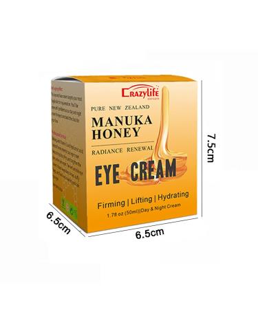 Buy Manuka Honey Eye Cream - Reduce Dark Circles & Puffiness | Anti-Aging Retinol & Aloe Vera Formula for Fine Lines - Buy Online on GoSupps.com