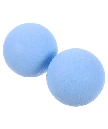 Wofashpuret 2st yoga relaxation ball muscle massage ball trigger point ball fitness ball gymnastics ball foot massage device Neck massager back massage device Small massage ball foot vault TPE