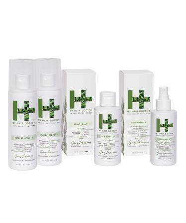 MY HAIR DOCTOR MY HAIR DOCTOR | Scalp Health Collection | Repairing Shampoo (250 ml) Renewing Conditioner (200 ml) Scalp Scrub (150 ml) and Soothing Scalp Spray (150 ml)