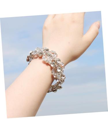 Goohochy Street Jewelry: Elegant Bird Crystal Tennis Bracelet for Women - Diamond Arm Band & Elastic Accessories - Buy Online on GoSupps.com