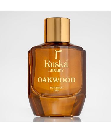 Ru'ska Luxury Oakwood Unisex Eau De Parfum 3.38 FL Oz Rich Woody & Spicy Fragrance