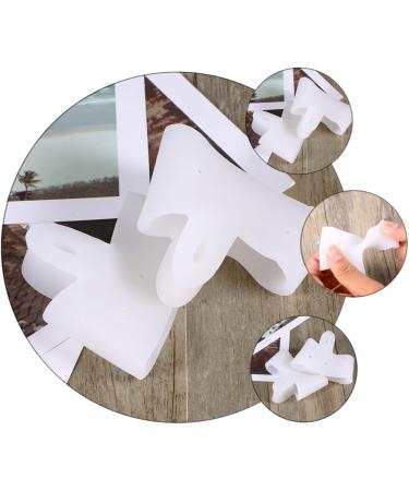 Silicone Toe Caps Set - Corn Relief, Blister Prevention, Metatarsal Guards - 3 Pairs (White) - Buy Online on GoSupps.com