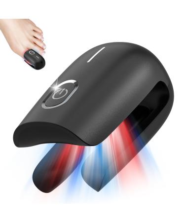 Ikeen nail fungus treatment device effective treatment of onychomycosis with red and blue light painless to improve the health of the nails fuzspilz treatment quickly intensely black - Buy Online on GoSupps.com