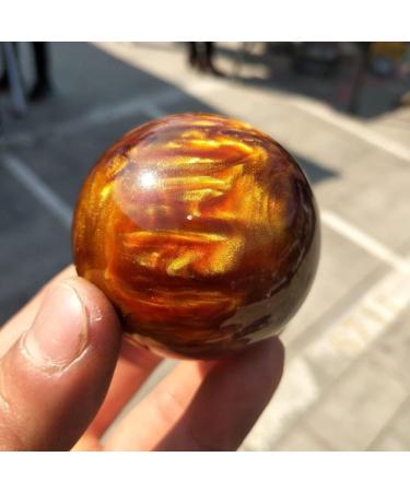 Buy SDWGLD Healing Aura Crystal - 50mm Golden Sea Gorgonian Ball for Home Decoration | International Shipping Available - Buy Online on GoSupps.com