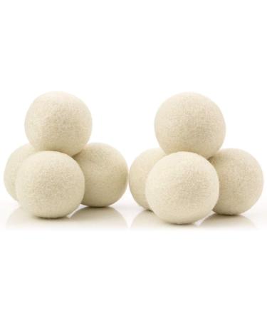 8 Pack Wool Dryer Balls Natural Fabric Softener for Infants Clothes Reusable Dryer Sheets - Buy Online on GoSupps.com