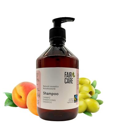 FAIRTRADE Shampoo with apricot 16.06 fl oz - vegan hair care with apricot
