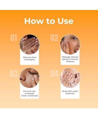 An.ti Du.st F.acial Cle.anser | Instant Dirt Removal Face Wash for Glowing Skin | Face Cleanser for Men and Women with Cleansing Ice Crystal Formula (50 gram) - Buy Online on GoSupps.com