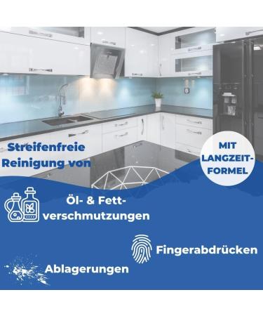 Pandacleaner Kitchen Surface Cleaner 1000 ml Premium Concentrate High Gloss Cleaner for Bathroom Kitchen and Gloss Finish Furniture - Buy Online on GoSupps.com