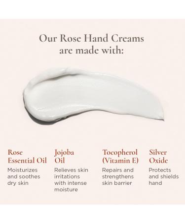 Gya Labs Rose Hand Cream (60ml) Moisturizing For Dry Hands & Cracked Skin - Enriched with Shea Butter & Pure Rose Oil - Travel-sized & Good For Holiday Gifts - Buy Online on GoSupps.com