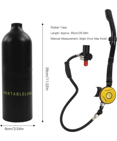 Oxygen Tank Set Safe Waterproof Portable Oxygen Tank Kit Comfortable with Breathing Tube for Beach - Buy Online on GoSupps.com