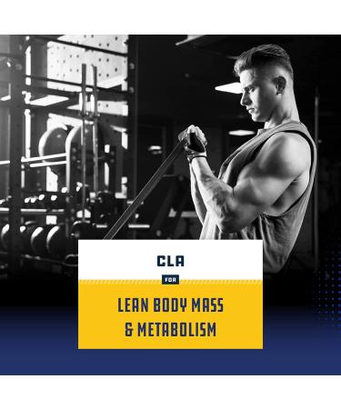 CLA Safflower Oil Supplement - 1560mg Lean Muscle Builder for Men and Women - Natural Pre Workout with Essential Fatty Acids - Buy Online on GoSupps.com