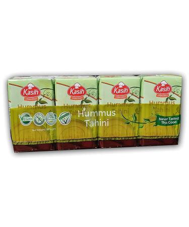 Ganio's Vegan Hummus with Tahin 4x135g | Gluten-Free Lactose-Free Halal Chickpea Dip & Spread | Perfect for Cooking & Allergy-Friendly - Buy Online on GoSupps.com