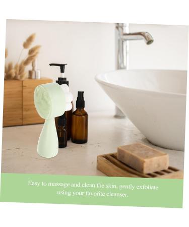 Healeved Face Brush Face Exfoliator Facial Brush Tool Facial Cleansing Tool Manual Facial Brush Pore Deep Cleansing Brush Skin Care Brush Face Washing Cleaner Facial Cleansing Brush 12.5X5X5CM Green - Buy Online on GoSupps.com