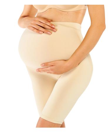 Jengo Maternity Shorts over Bump Maternity Knickers Maternity Underwear for Pregnancy Underwear High Waist Maternity Pants Panties XL Beige