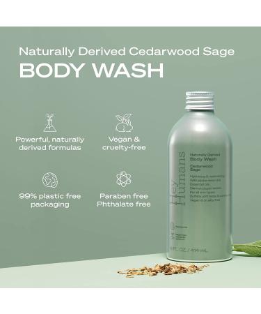 HEY HUMANS Body Wash Cedarwood Sage + Lavender Vanilla + Coconut Mint 14 Fl Oz (Variety Pack) - Buy Online on GoSupps.com